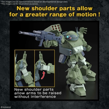 (HG) Gundam Model Kit - Scopedog Turbo-Custom 1/144