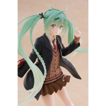 Statuie Hatsune Miku din PVC Hatsune Miku, versiunea Fashion Preppy, 18 cm