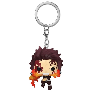 Brelocuri vinil Demon Slayer: Kimetsu No Yaiba Pocket POP! 4 cm Tanjiro Kamado (Dancing Flash)