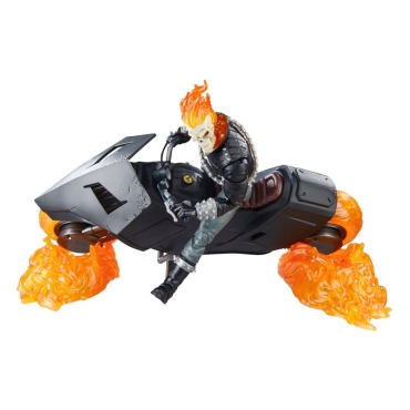 Figurină Marvel Legends cu vehicul Ghost Rider, aniversare de 85 de ani, 15 cm