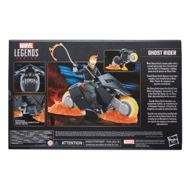 Figurină Marvel Legends cu vehicul Ghost Rider, aniversare de 85 de ani, 15 cm