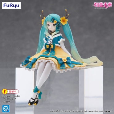 Hatsune Miku Noodle Stopper PVC Statue - Hatsune Miku 2025 Chinese New Year Ver. 14 cm