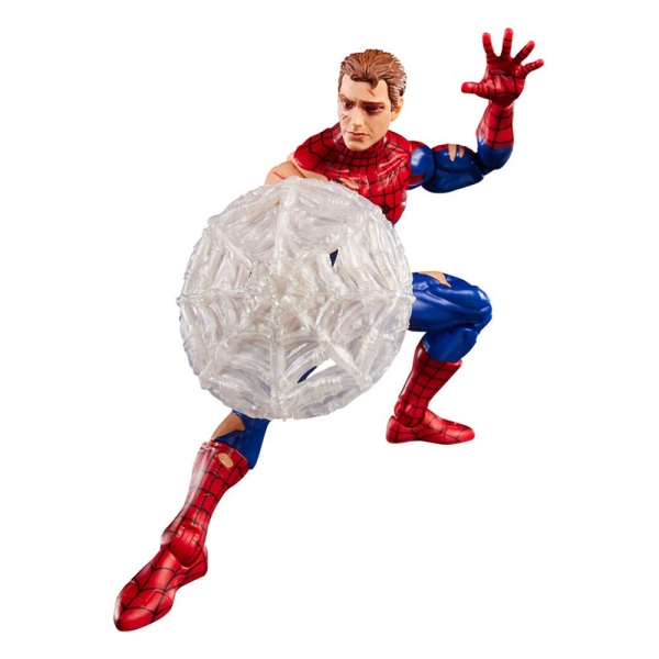Marvel Legends Magic: The Gathering Figurină Spider-Man avariat în luptă (plus cartonaș foil exclusiv) 15 cm