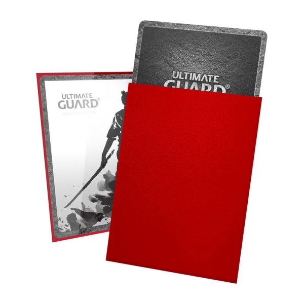 Ultimate Guard Katana Sleeves Standard Size (100) - Red