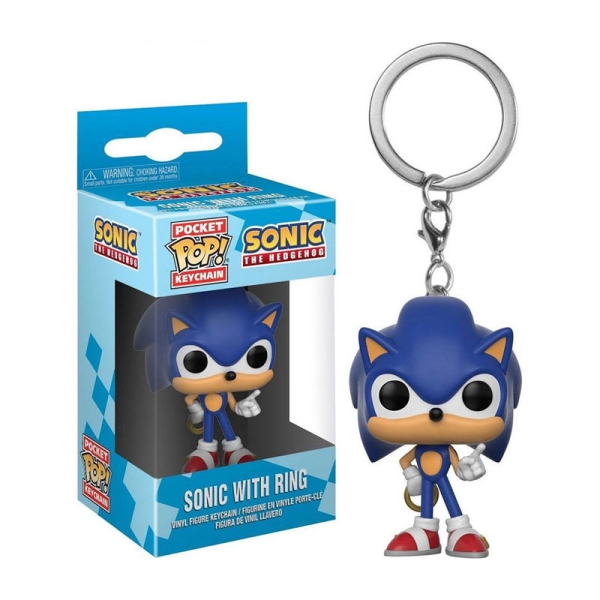 Sonic The Hedgehog Pocket POP! Vinyl Keychains 4 cm Sonic with Ring