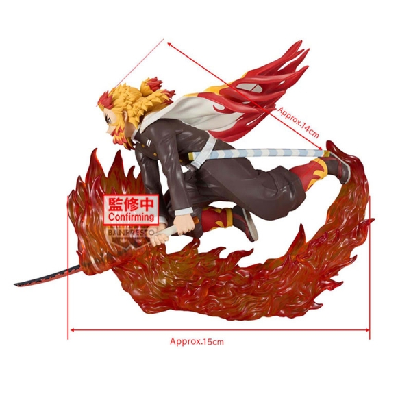 Demon Slayer - Vibration Stars - Kyojuro Rengoku Statue 15 cm