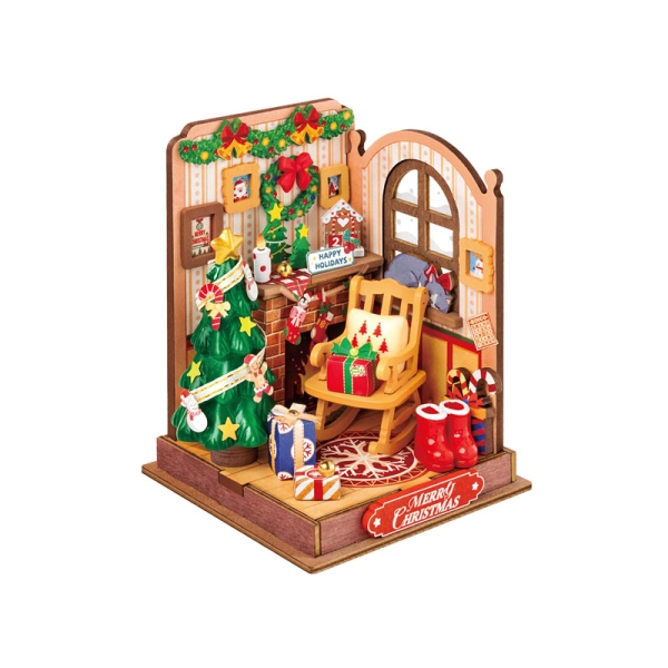 Robotime DIY kit de model - Christmas Fireplace