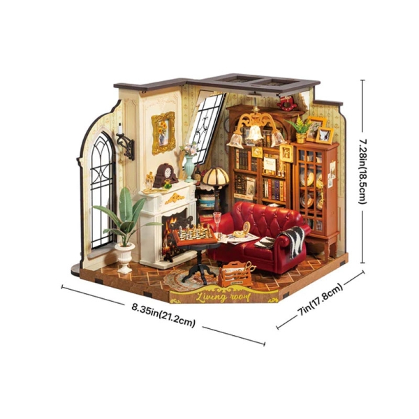 Robotime DIY kit de model - Catherine’s Living Room