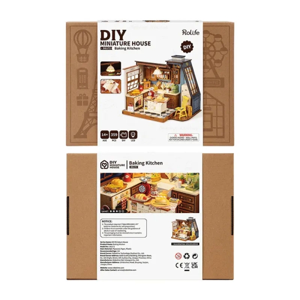 Robotime DIY kit de model - Baking Kitchen