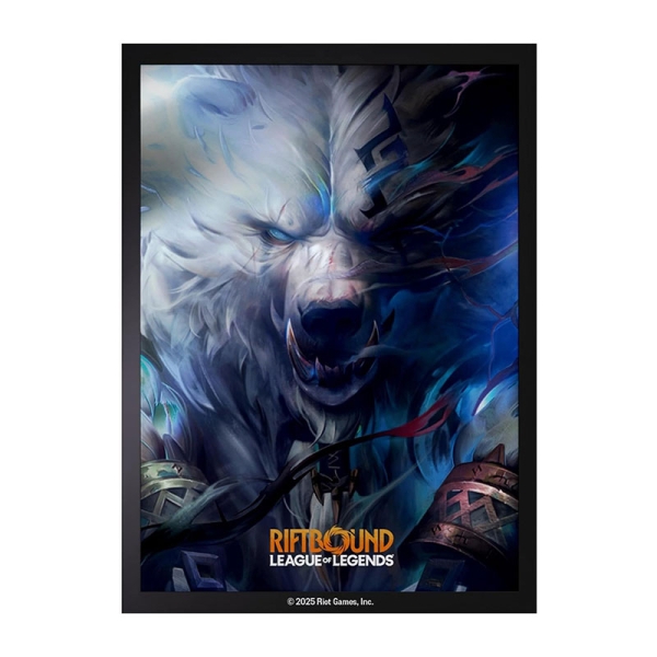 Riftbound: League of Legends Manșoane Mărime Standard - Origins Volibear Art (100 Manșoane)