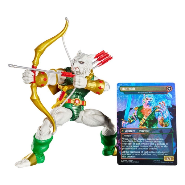 Marvel Legends Magic: The Gathering Figurină Om-Lup (plus cartonaș foil exclusiv) 15 cm