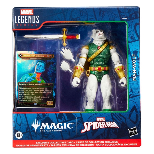 Marvel Legends Magic: The Gathering Figurină Om-Lup (plus cartonaș foil exclusiv) 15 cm