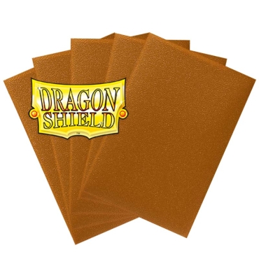 " Dragon Shield " Small Card Sleeves 60pc - golden