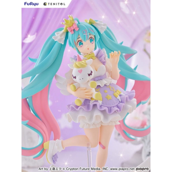 Statuie PVC Hatsune Miku Tenitol Hatsune Miku Yumekawa Printesa Lavanda Ver. 21 cm