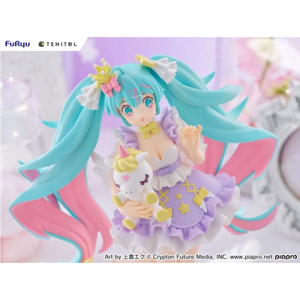 Statuie PVC Hatsune Miku Tenitol Hatsune Miku Yumekawa Printesa Lavanda Ver. 21 cm
