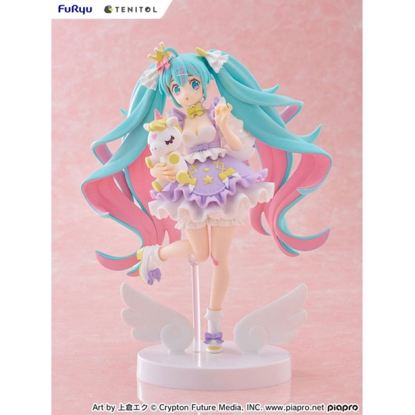 Statuie PVC Hatsune Miku Tenitol Hatsune Miku Yumekawa Printesa Lavanda Ver. 21 cm