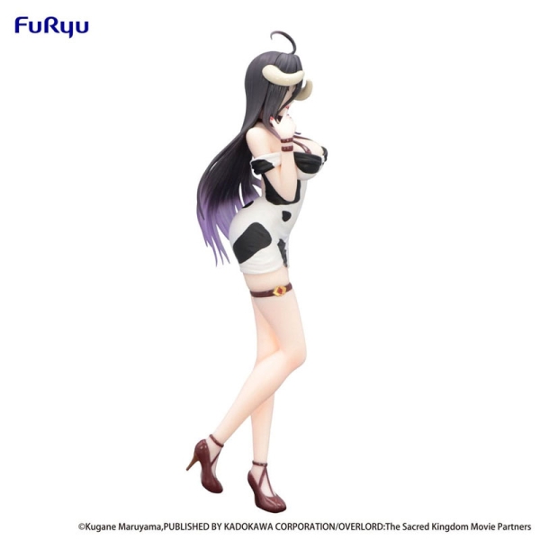 Overlord Trio-Try-iT PVC Statue Albedo Mini Dress Cow Pattern Ver. 21 cm