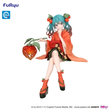 Hatsune Miku Noodle Stopper PVC Statue - Flower Fairy Winter Cherry 15 cm
