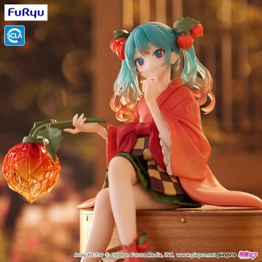 Hatsune Miku Noodle Stopper PVC Statue - Flower Fairy Winter Cherry 15 cm