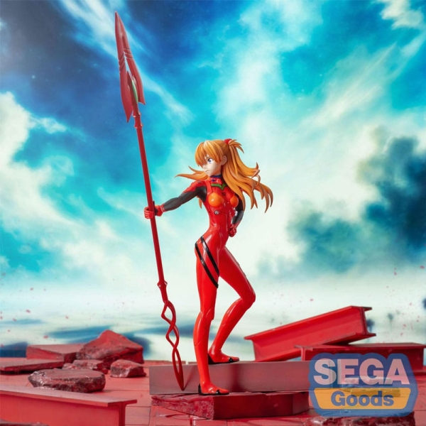 Evangelion: 3.0+1.0 Thrice Upon a Time Luminasta PVC Statue Asuka Shikinami Langley x Spear of Longinus 20 cm