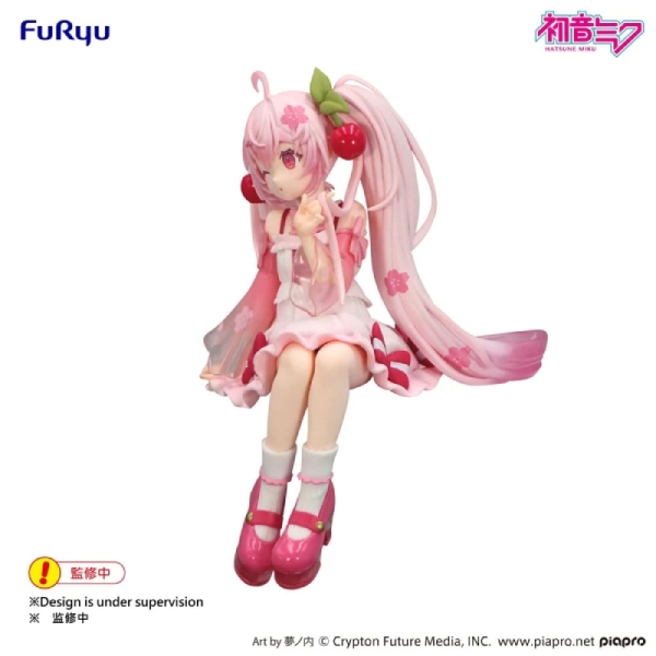 Vocaloid Noodle Stopper Figure - Sakura Miku 2025 Wink ver.