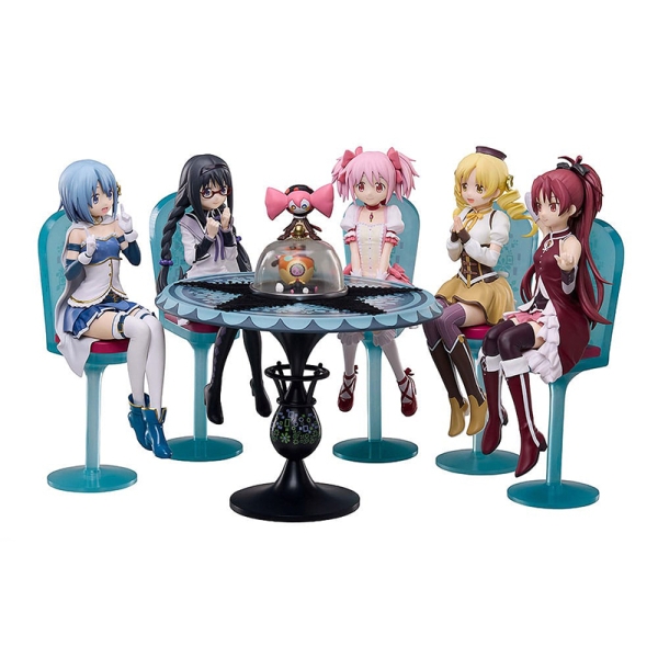 PRE-ORDER: Puella Magi Madoka Magica The Movie: Rebellion PVC Statue - Tea Party Cake Song Ver. Set 18 cm
