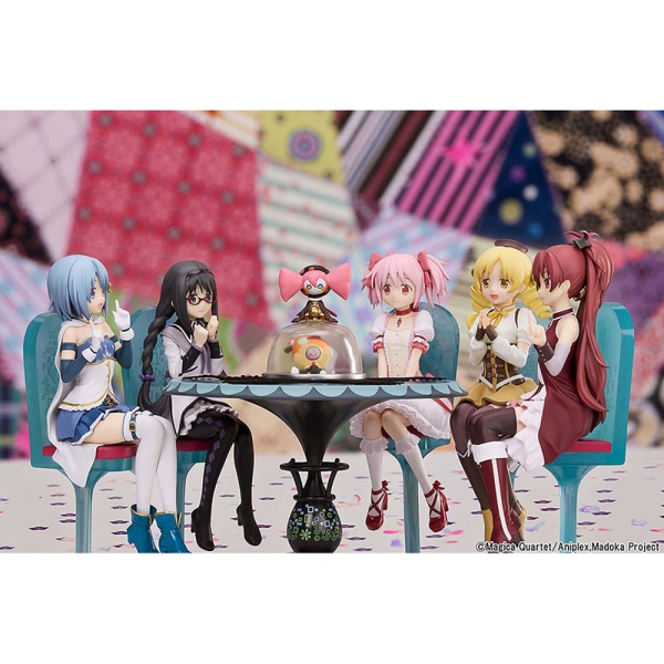 PRE-ORDER: Puella Magi Madoka Magica The Movie: Rebellion PVC Statue - Tea Party Cake Song Ver. Set 18 cm