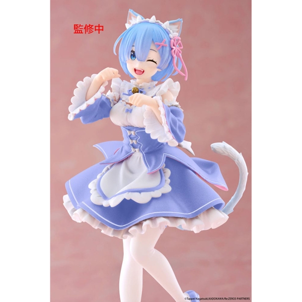 Re:Zero Starting Life in Another World Coreful PVC Statue - Rem Cat Maid Ver. Renewal 18 cm
