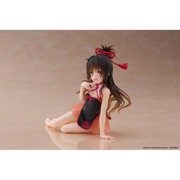 To Love-Ru Darkness PVC Statue Desktop Cute Figure - Mikan Yuki Chinese Dress Ver. 13 cm