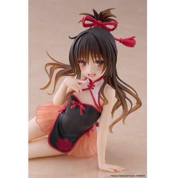 To Love-Ru Darkness PVC Statue Desktop Cute Figure - Mikan Yuki Chinese Dress Ver. 13 cm