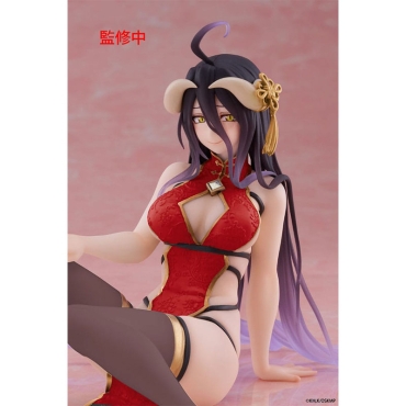 Overlord Desktop Cute PVC Statuie Albedo Chinese Dress Ver. Renewal