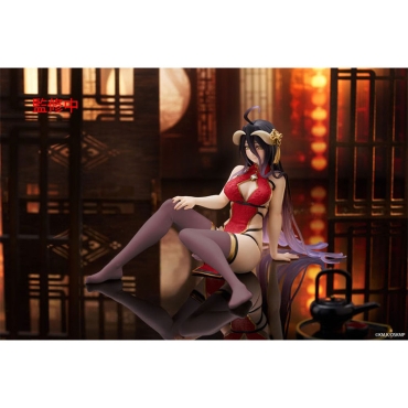 Overlord Desktop Cute PVC Statuie Albedo Chinese Dress Ver. Renewal