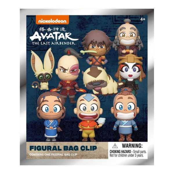 Avatar: The Last Airbender Cleme de pungă 3D din PVC, Seria 1