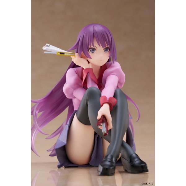 PRE-ORDER: Monogatari PVC Statue Desktop Cute Figure - Hitagi Senjougahara 13 cm