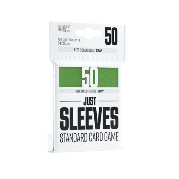 Gamegenic Huse Mărime Standard Just Sleeves - Verde (50 de Huse)
