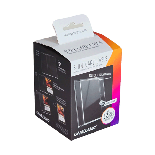 Gamegenic Advanced Box – Slide Card Cases (12) – Clear