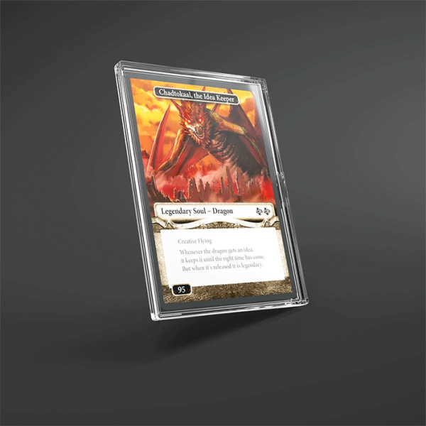 Gamegenic Advanced Box – Slide Card Cases (12) – Clear