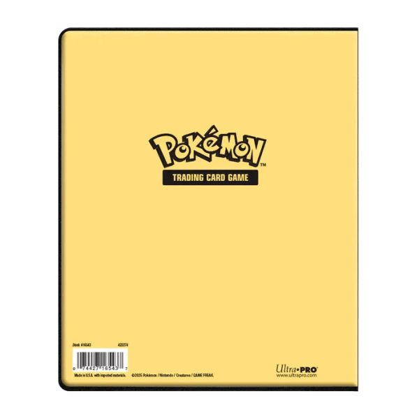 Ultra Pro Pokémon Pikachu 4-Pocket Portfolio (80 card capacity)