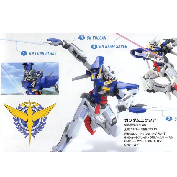 (HG) Gundam Model Kit - Gundam Exia 1/144