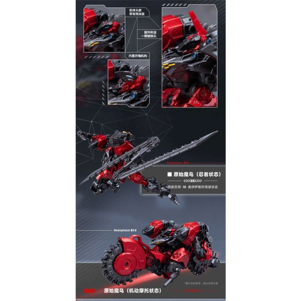 BIRD/BINARY Shade 1/60 Plastic Model Kit - Anonymous Bird