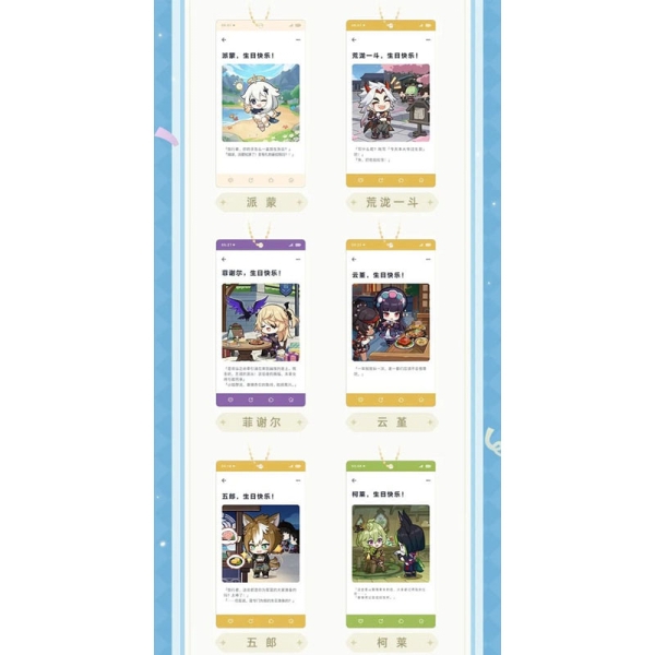 Cutie pentru brelocuri Genshin Impact, versiunea A