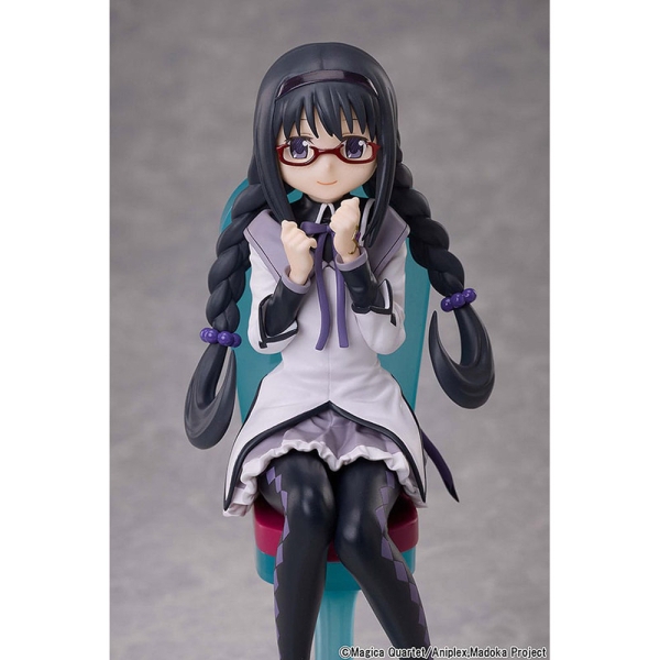 PRE-ORDER: Puella Magi Madoka Magica The Movie: Rebellion PVC Statue - Homura Akemi Tea Party Cake Song Ver. 18 cm