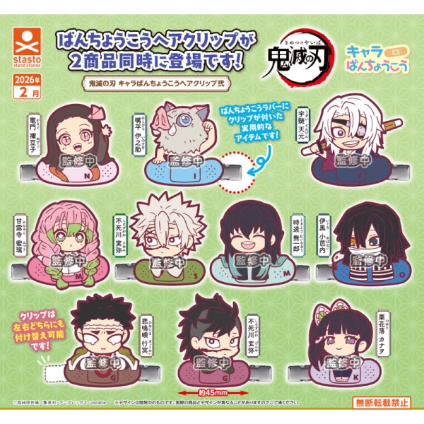 Demon Slayer: Kimetsu no Yaiba Chara Bandage Hair Clip Vol. 2