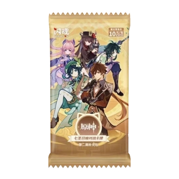 PRE-ORDER: Genshin Impact: Trading Card Game Booster Pack Series 2 - Chinese Version