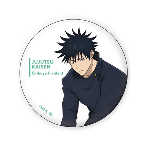 Jujutsu Kaisen Shibuya Incident  Can Badge - Fushiguro Megumi (Original Illustration)