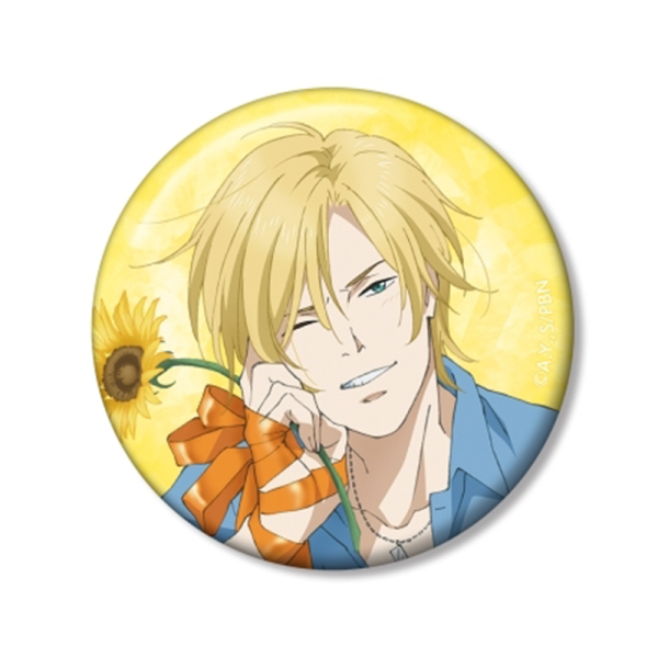 Banana Fish Can Badge - Ash Lynx Birthday Ver.