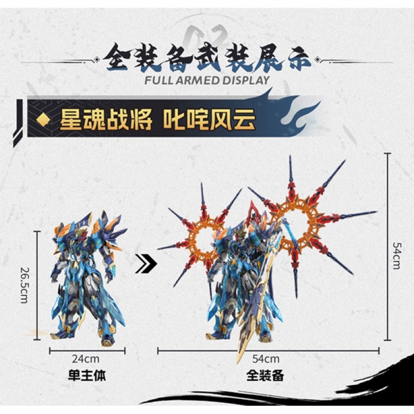 Legend of Star General MNP-XH14A Plastic Model Kit - Mo Liqing