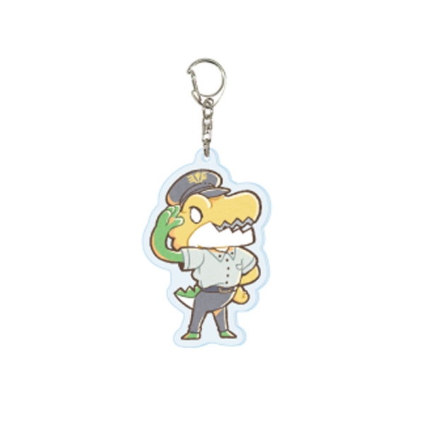 Breloc digital acrilic cu personalul stației The Amazing Circus, versiunea A (ilustrație originală) - Gummigoo Ver. B