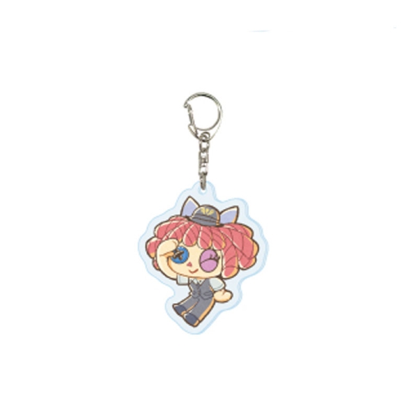 Breloc digital acrilic cu personalul stației The Amazing Circus, versiunea A (ilustrație originală) - Ragatha