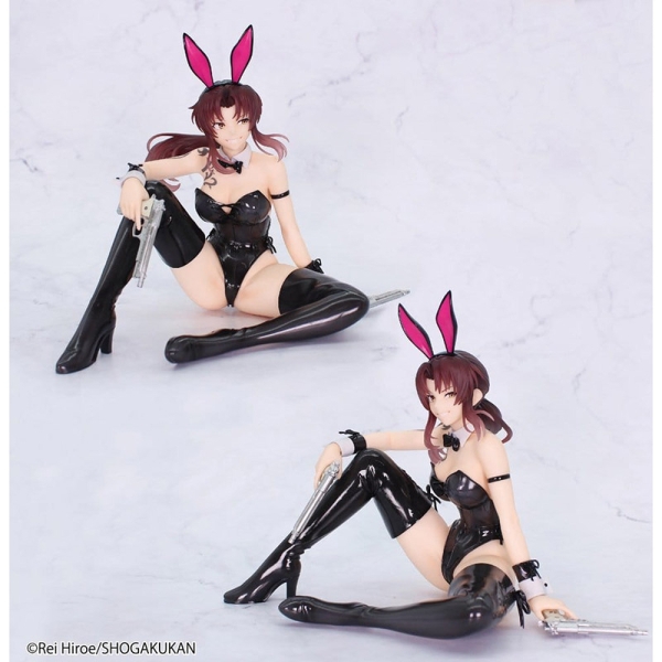 PRE-ORDER: Black Lagoon One-Seventh Carat PVC Statue - 1/7 Revy Bunny Ver. 16 cm